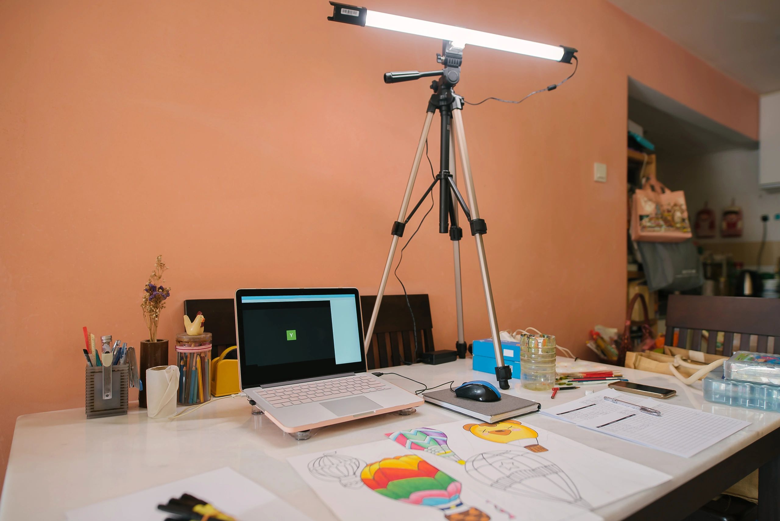 Creative workspace supporting brand development